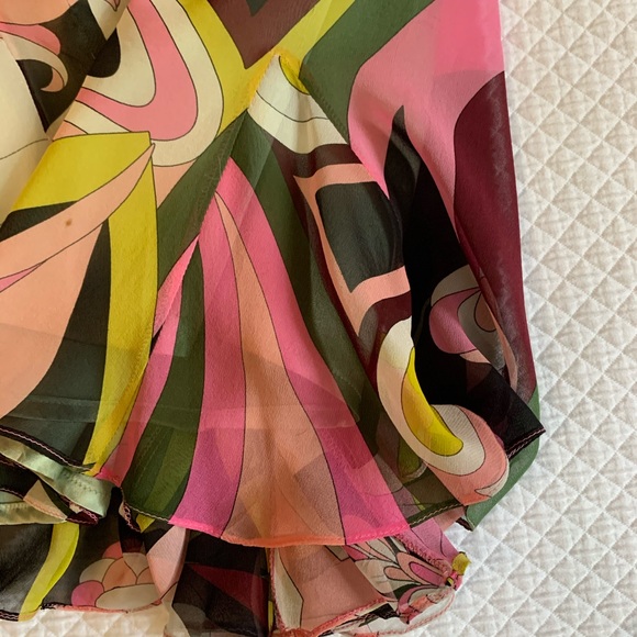 Emilio Pucci Vintage Skirt w/Flared Inserts - Picture 5 of 11